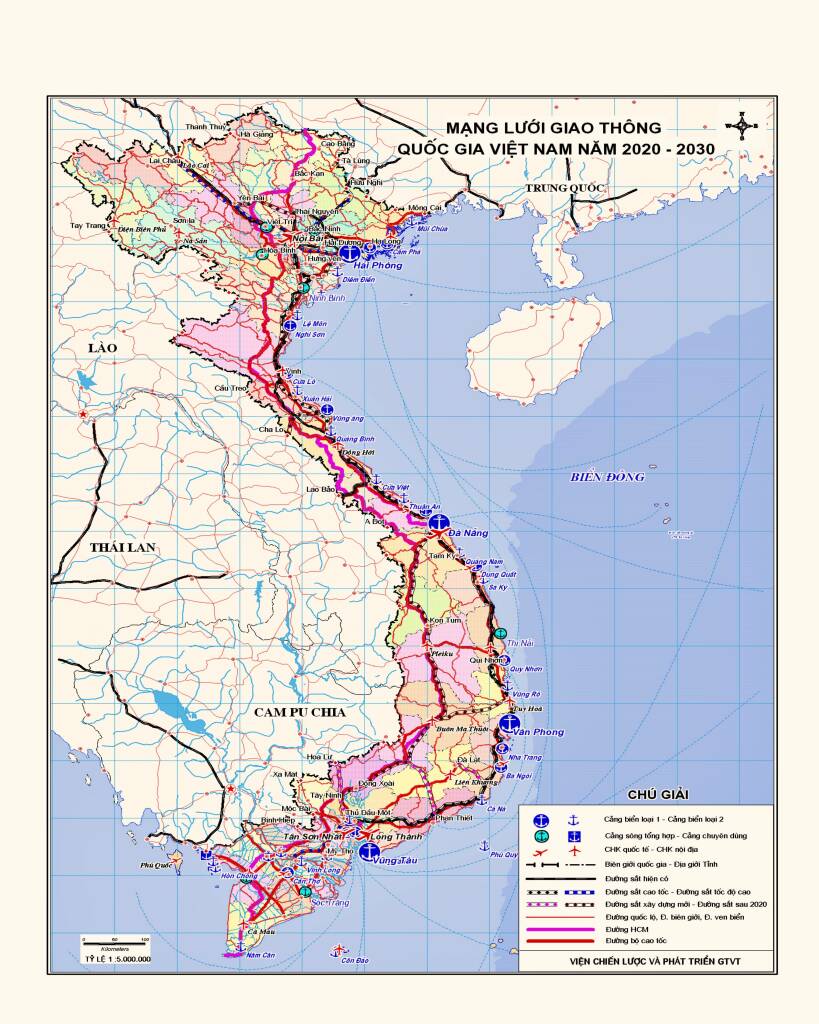 Bản đồ giao thông Việt Nam