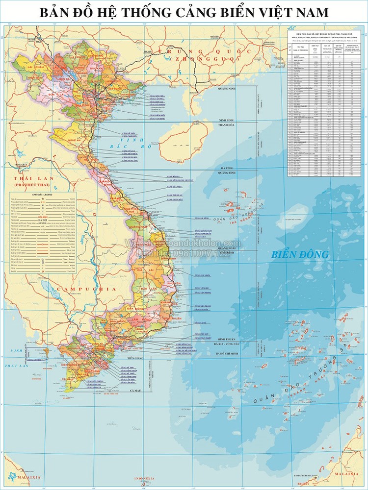 Bản đồ cảng biển Việt Nam