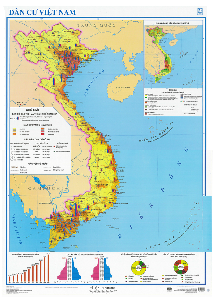 Bản đồ dân cư Việt Nam