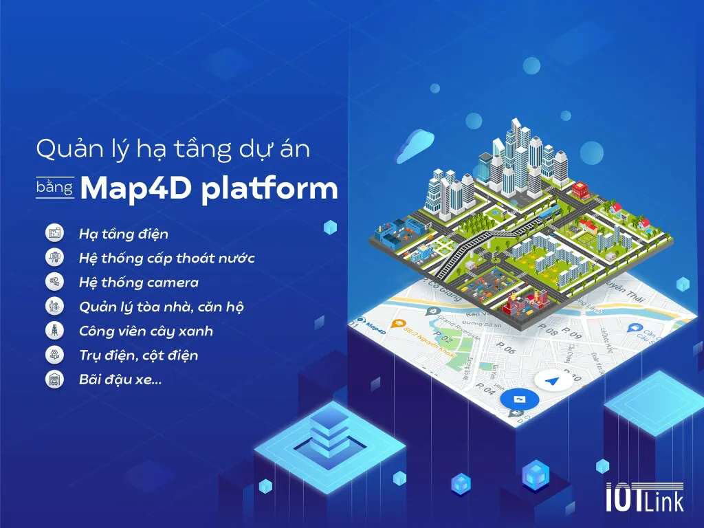 Giải pháp Map4D cho quản lý hạ tầng doanh nghiệp - công nghiệp