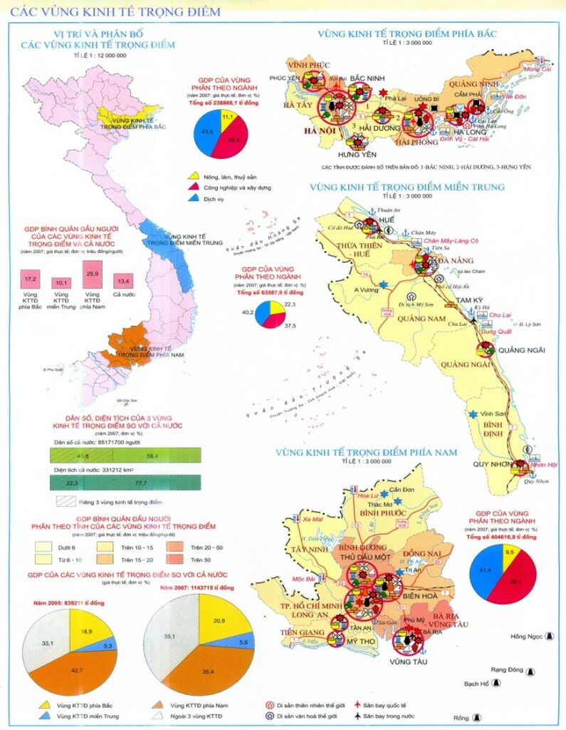 Các vùng kinh tế trọng điểm Việt Nam