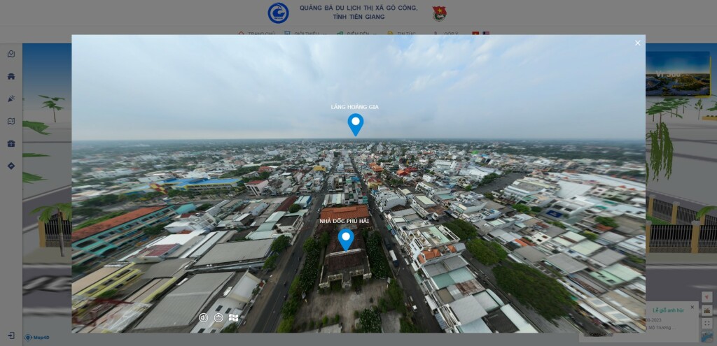 Công nghệ VR360 quảng bá du lịch thị xã Gò Công, tỉnh Tiền Giang