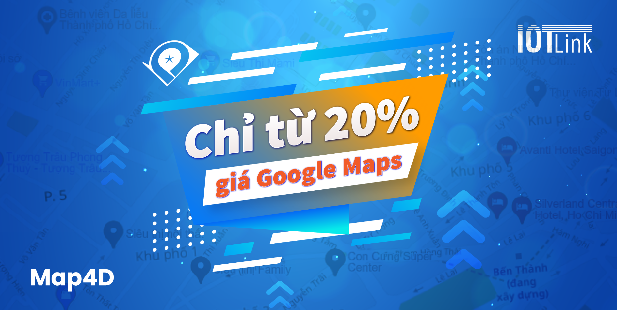 Map4D - Dịch vụ Maps API giá rẻ, chỉ từ 20% Google Maps