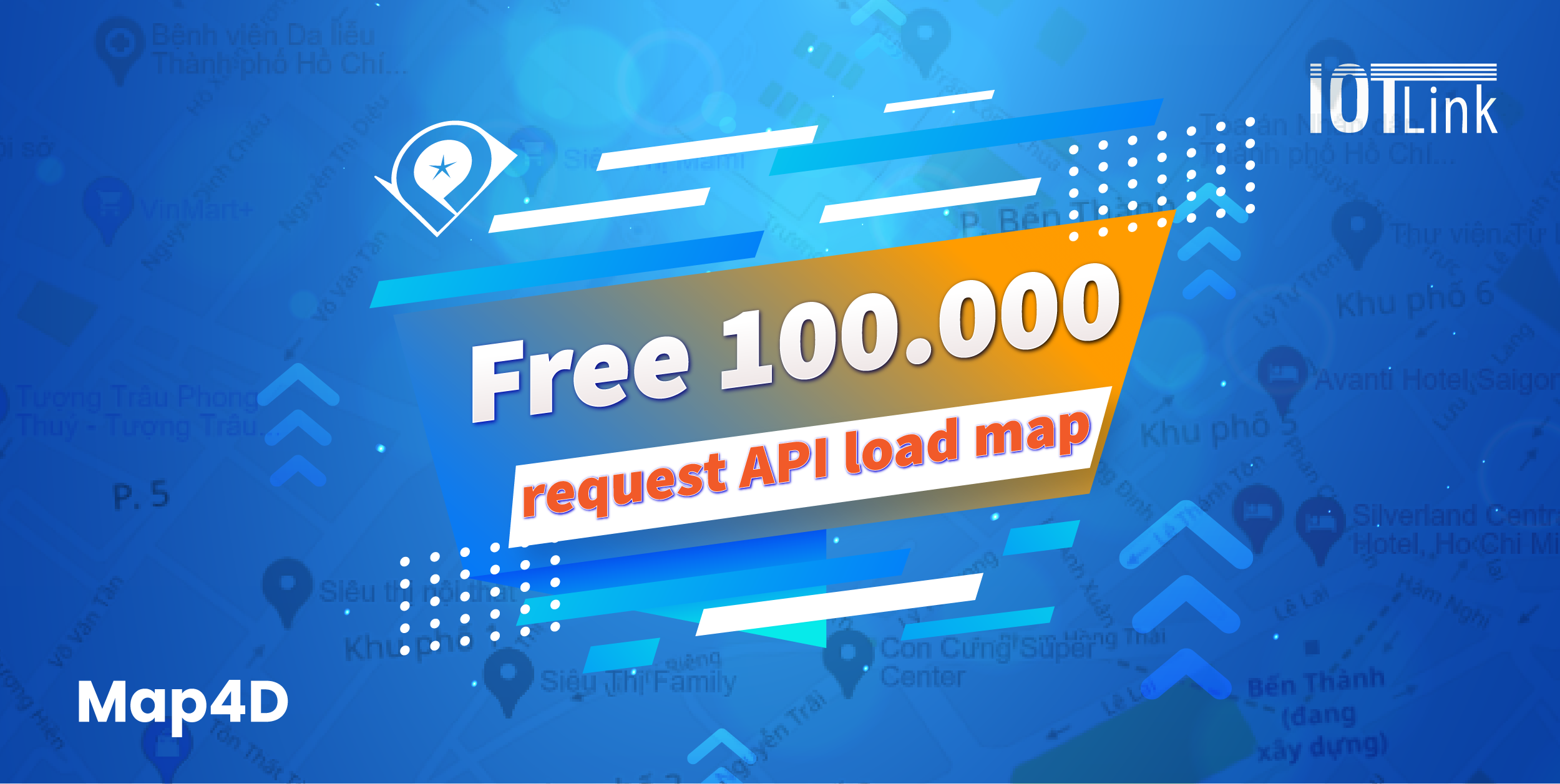 Map4D - Miễn phí 100.000 lượt request API load map mỗi tháng