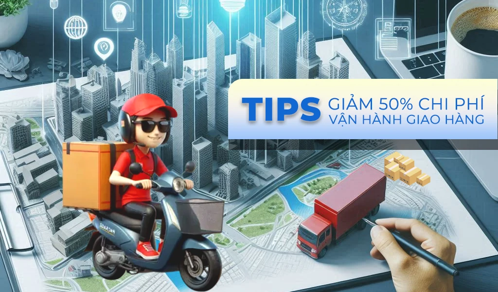 Tips giảm 50% chi phí sử dụng bản đồ số trong hoạt động giao hàng và logistics