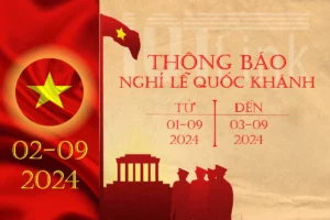 Lịch nghỉ lễ Quốc khánh Việt Nam 2024 - IOTLINK