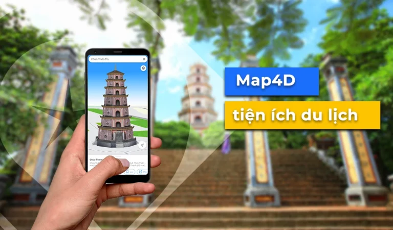 Tiện ích cần thiết cho du lịch - bản đồ số Map4D