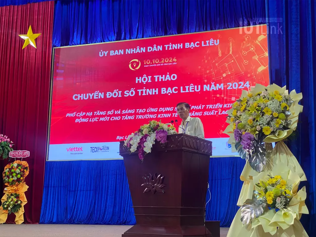 Ông Bùi Thanh Toàn - GĐ Sở TT&TT tỉnh Bạc Liêu phát biểu bế mạc